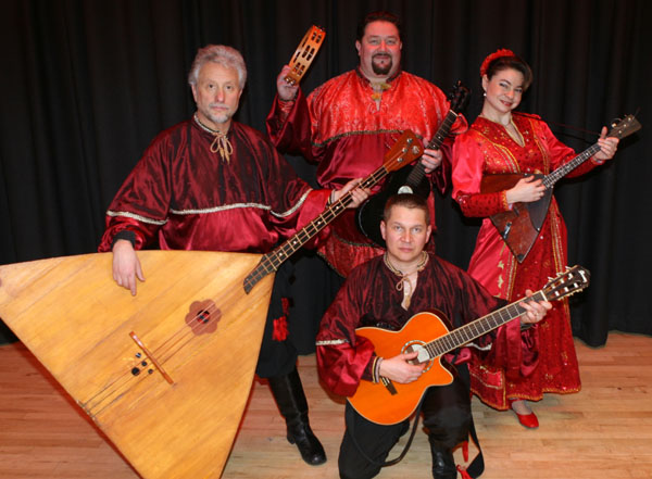 ensemble Barynya: Leonid Bruk, Alexander Menshikov, Elina Karokhina, Mikhail Smirnov, Los Angeles, California, February 2011