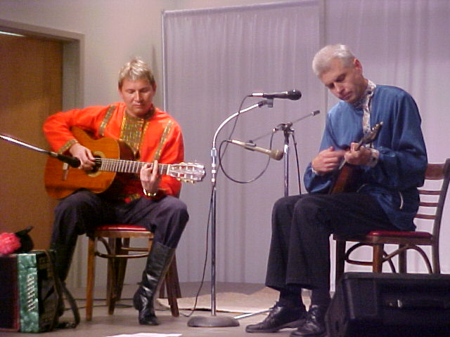 "Duo Russian Balalaika": Alex Siniavski and Mikhail Smirnov Picture taken at Wheaton Village concert