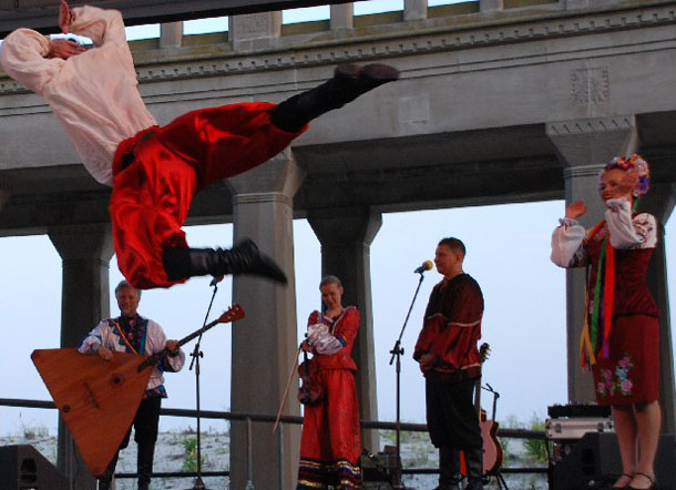 Ukrainian national dance "Hopak", Ensemble "Barynya" performance in Atlantic City, NJ