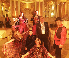 Vasily's Gypsy Band, Vasiliy Yankovich Romani, Alisa Egorova, Elina Karokhina, Roman Ivanoff, Petroushka Ball-2016, Plaza Hotel, New York City, USA