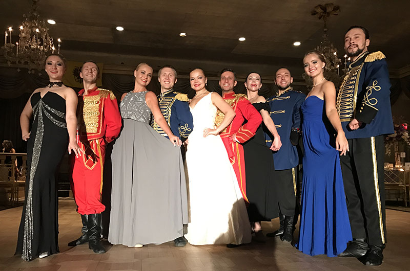 Russian Nobility Ball 2017, Hotel Pierre, New York City, Ensemble Barynya Dancers, Anna Brovkina, Ekaterina Brovkina, Valentina Kvasova, Olga Chpitalnaia, Simona Zhukovsky, Vladimir Nikitin, Serhiy Tsyhanok, Konstantin Tulinov, Danila Sherstobitov, Alexander Rudoy