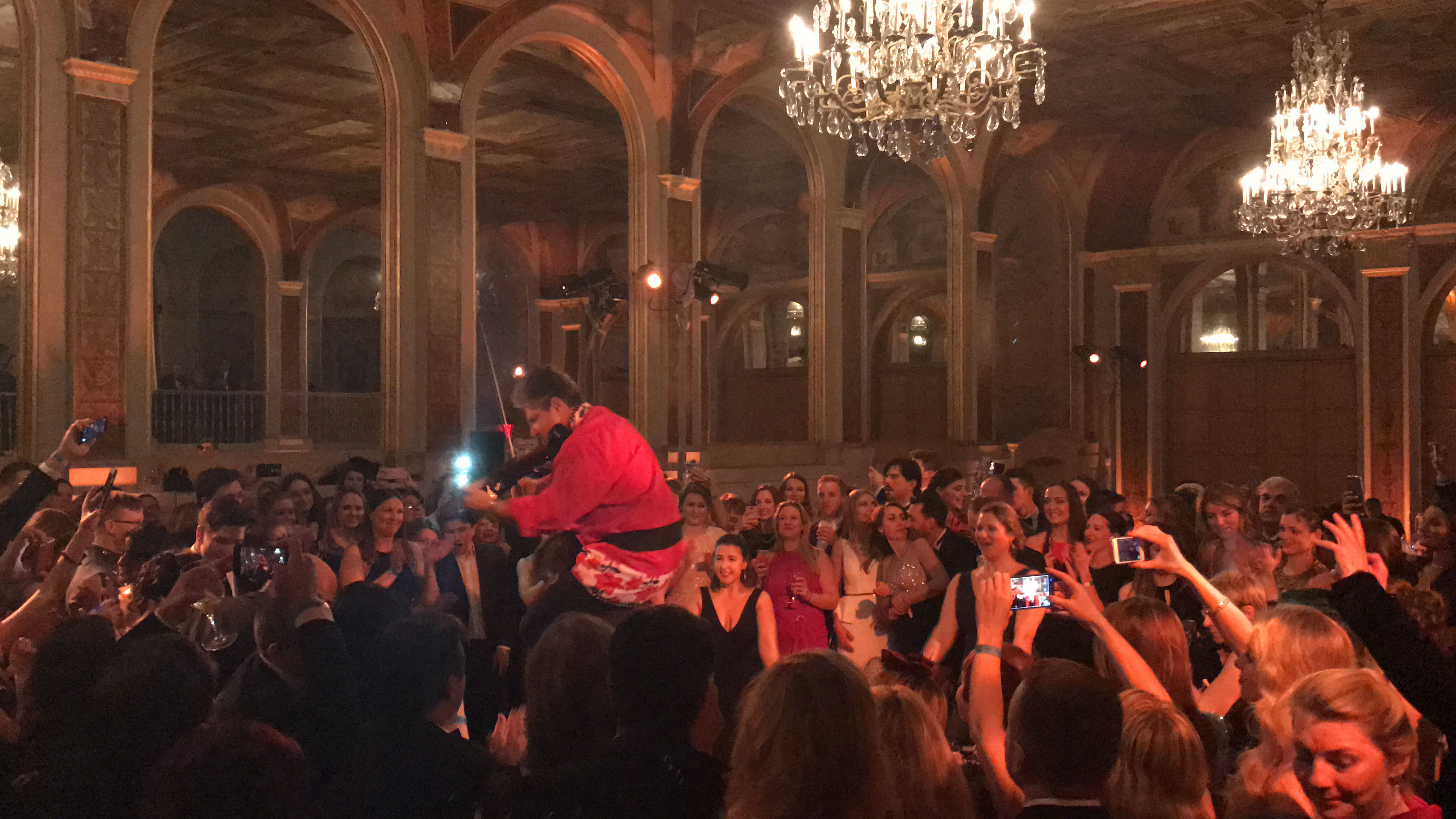 Petroushka Ball-2017, Barynya Balalaika Orchestra, violinist Yaroslav Bell, The Plaza Hotel, New York City, USA