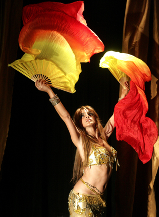 Belly dancer Anna from New York City