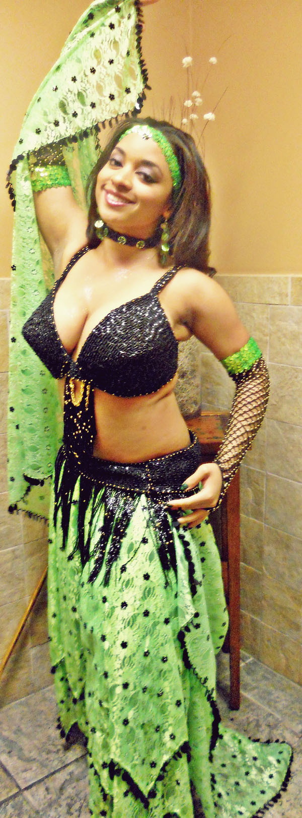 Egyptian belly dancer Saiedah