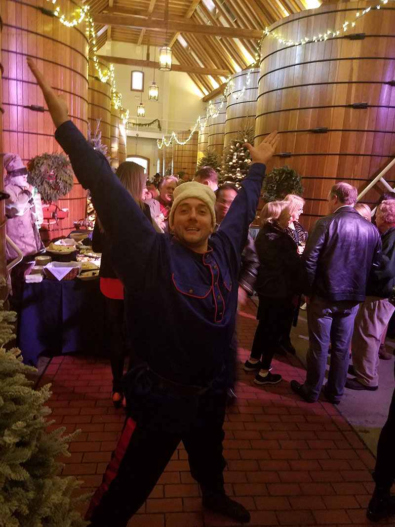 Russian Christmas at the Jordan Winery, Healdsburg, Sonoma County, California