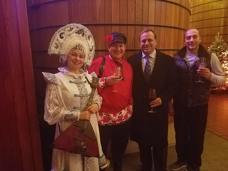 Russian Christmas at the Jordan Winery, Healdsburg, Sonoma County, California