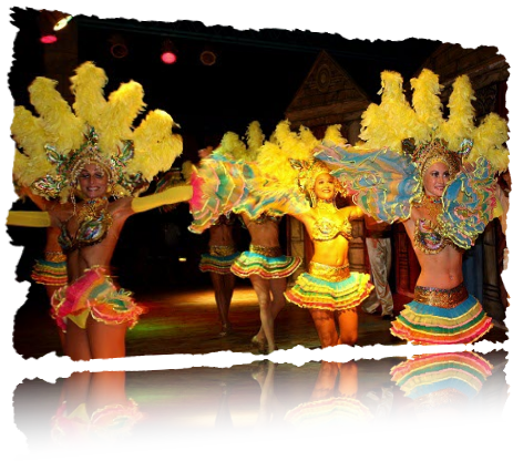 cabaret dancers show Tropicana International