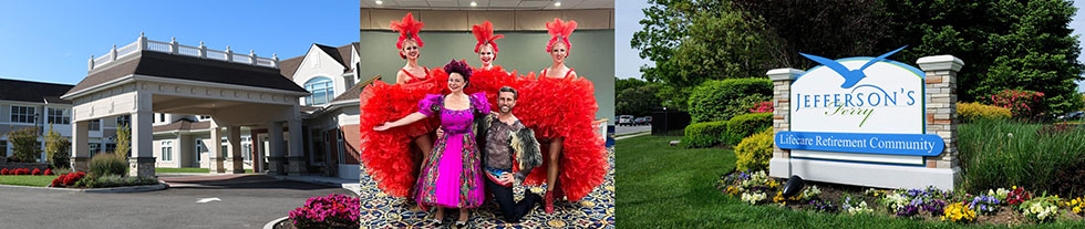 Can-Can Dancers for Retirement Community, Jeffersons Ferry Lifecare Retirement Community, New York, South Setauket, NY