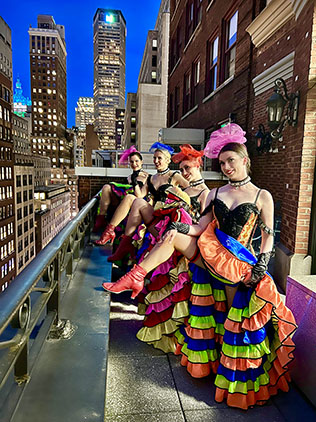 NYC CAN-CAN DANCERS - Cabaret Dancers New York - Can-Can dancers for hire in New York City