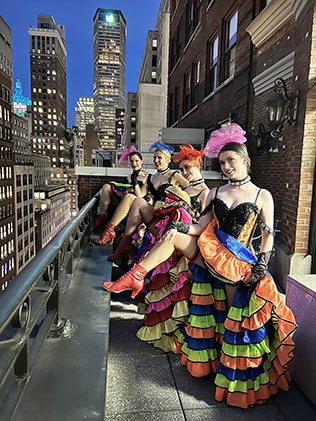NYC CAN-CAN DANCERS - Cabaret Dancers New York - Can-Can dancers for hire in New York City