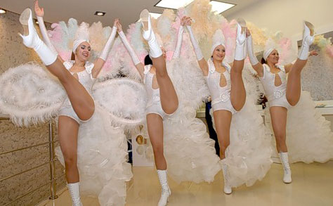 Can Can Vegas Cabaret Moulin Rouge dancers New York