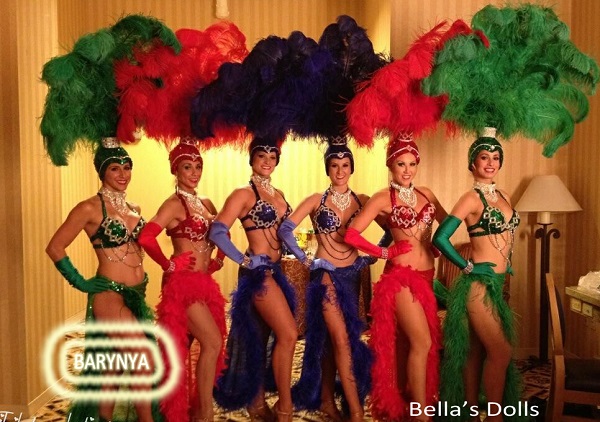 LA Bella's Showgirls LA Can-Can dancers