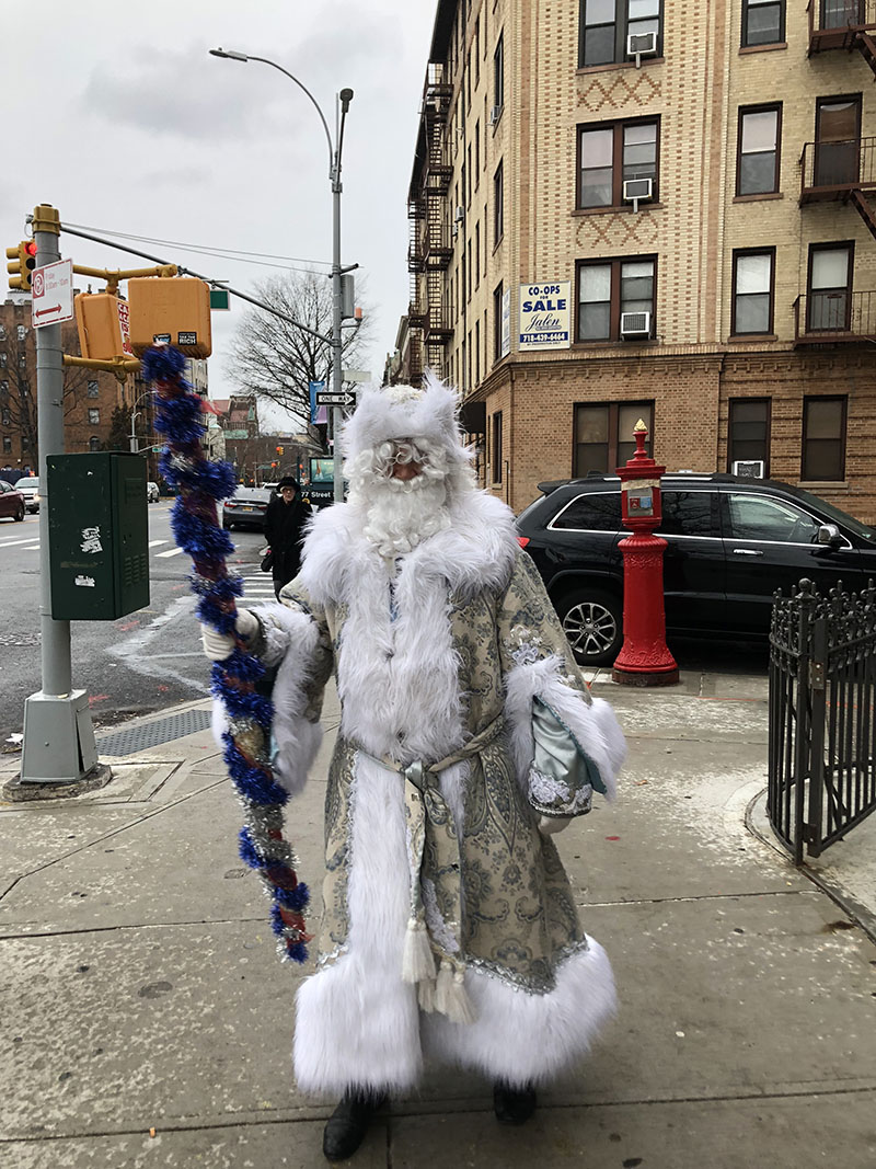 Russian New Year's Celebration, Ded Moroz, Bay Ridge, Brooklyn, New York, Дед Мороз в Бруклине