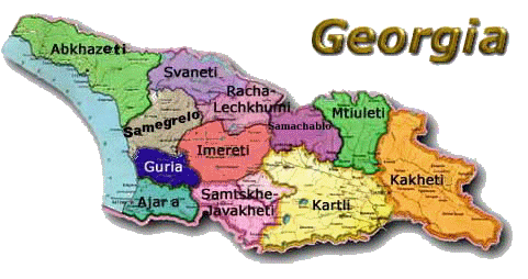 Republic of Georgia map