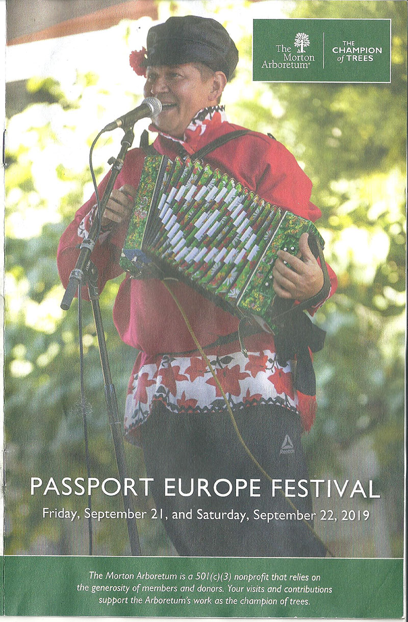 Russian musicians, Mikhail Smirnov, Illinois, Morton Arboretum, Passport to Europe International festival, Russian music, Balalaika, Garmoshka, Russian Duo, Lisle, IL