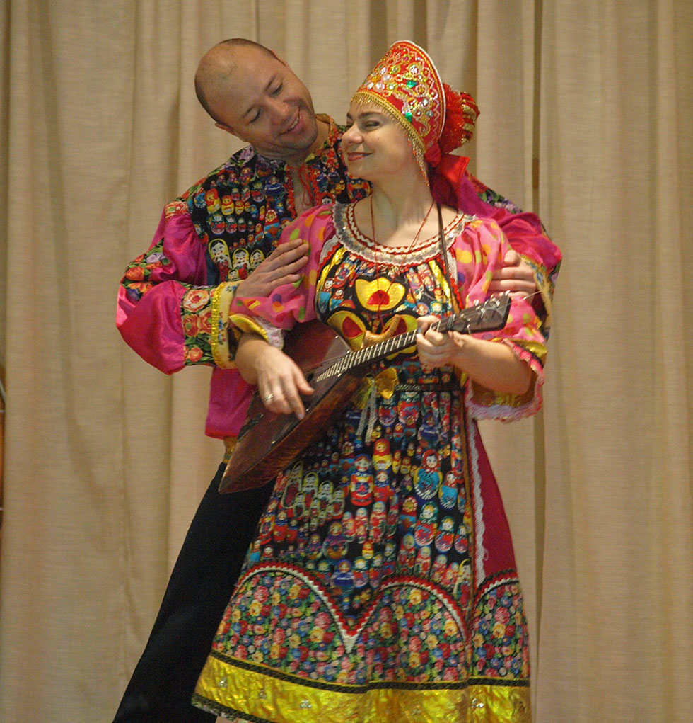 Tuesday January 31st 2012, 01-31-2012, Elina Karokhina, Boulat Moukhametov, Saints Peter and Paul School, Easton, Maryland, Russian dance and music ensemble Barynya