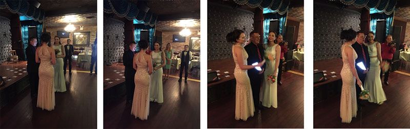 Russian same sex wedding ceremony Brooklyn, New York
