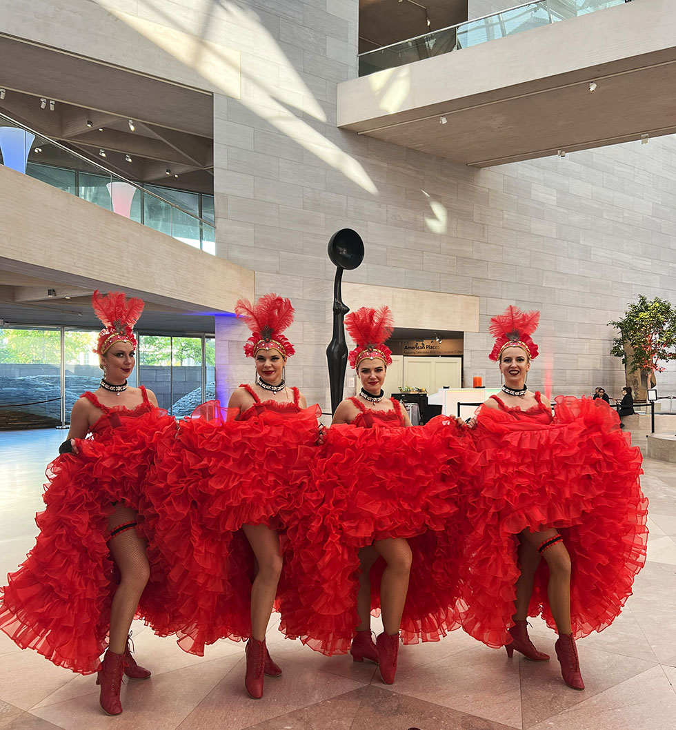 Washington, D.C. Can-Can Cabaret Dancers, National Gallery of Art, An exhibition of Paris 1874