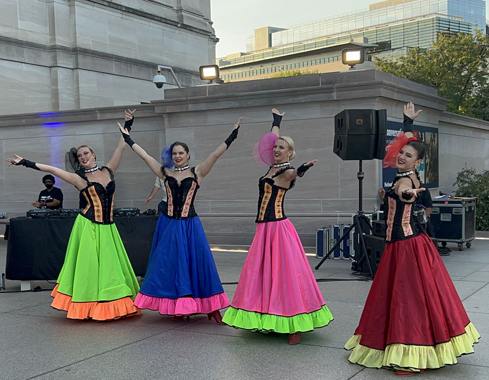 Washington, D.C. Can-Can Cabaret Dancers, National Gallery of Art, An exhibition of Paris 1874