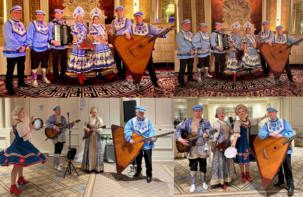 Barynya Balalaika Orchestra from New York City, Russian musicians New York, 02-06-2026, 56th Petroushka Ball, Plaza Hotel New York City