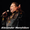 Russian folk singer Aleksandr Menshikov