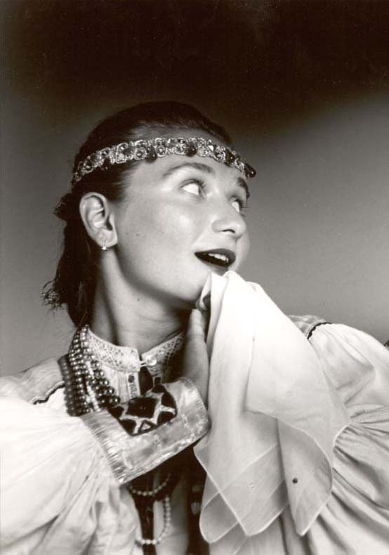 Russian folk singer Natalia Demidova, New York City