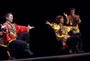 Ensemble Barynya, photo by Dalia Bagdonaite, Russian dance "Kalinka"
