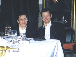 Sergei Pobedinski and Mikhail Baryshnikov