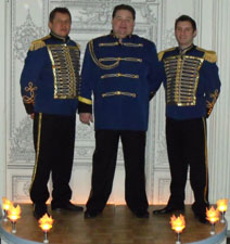 MC Misha, singer Alexander Menshikov, DJ Barnaul