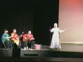 Russian Balalaika Trio is playing Russian Traditional Song "Valenki".  Solo Natalia Smirnov