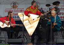 Russian folk music trio "Brooklyn 
Balalaikas" at Penn's Landing, Philadelphia, PA, Russian Mosaic Festival