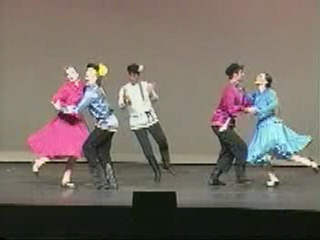 Russian Folk Dance Kadril, Dancers Olga Chpitalnaia, Vitaly Verterich, Mikhail Nesterenko, 
Ganna Makarova, Andrij Cybyk