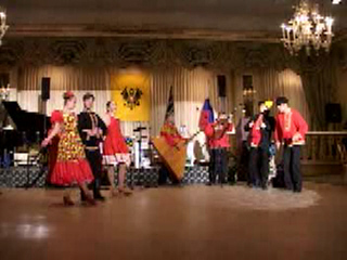 Russian folk dance "Quadrille" performed by ensemble "Barynya" from New York