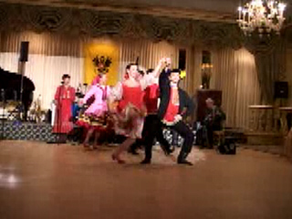 Russian folk dance "Quadrille" performed by ensemble "Barynya" from New York