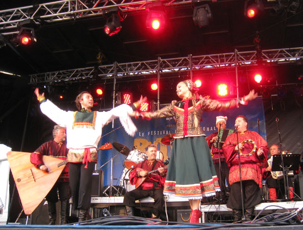 Russian folk dance Barynya, concert in Quebec, Canada