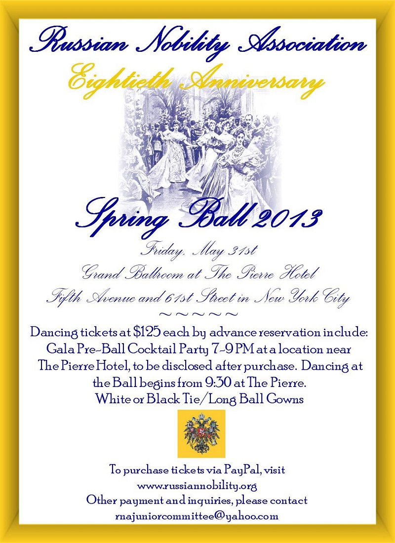 Russian Nobility Ball-2013, photography by Sergei Zhukov, www.KeeperExpert.com