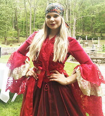 Dancer Alisa Egorova, ensemble Barynya, New York, USA
