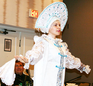 Dancer Alisa Egorova, ensemble Barynya, New York, USA