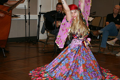Dancer Alisa Egorova, ensemble Barynya, New York, USA