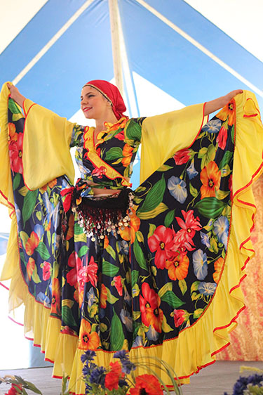 Dancer Alisa Egorova, ensemble Barynya, New York, USA