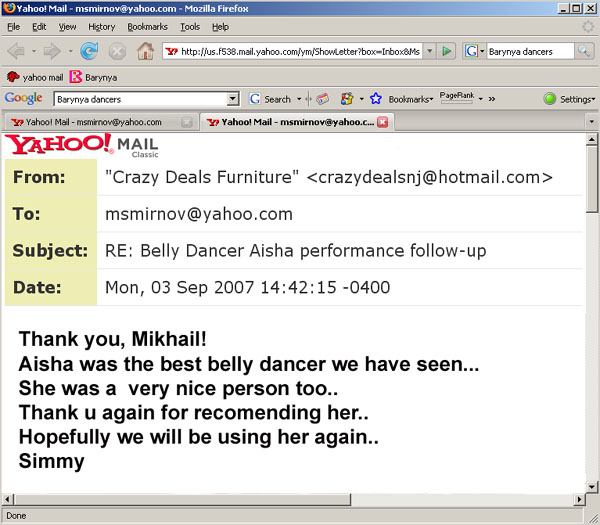 Belly Dancer Aeesha recommendation 01