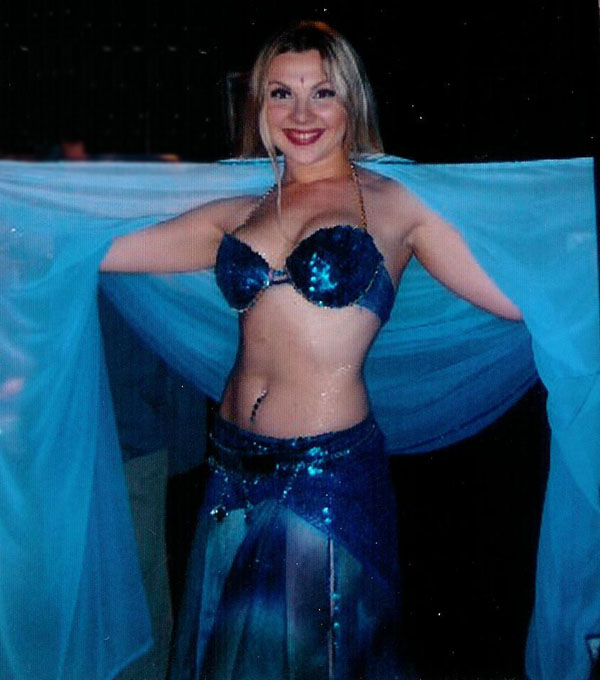 Belly dancer Angela