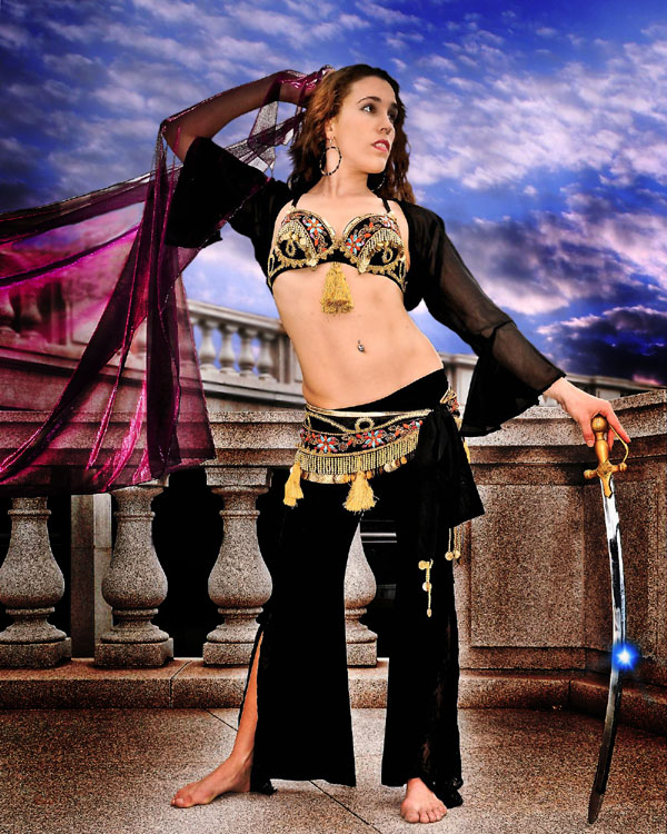 Belly dancer Ziva