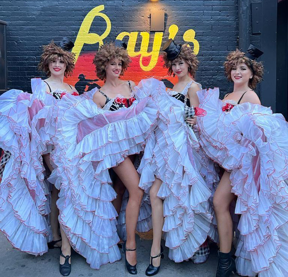 NYC Can-Can Dancers, July 13th 2022, 07-13-2022, Manhattan, New York, Ray's Bar, 177 Chrystie Street New York City