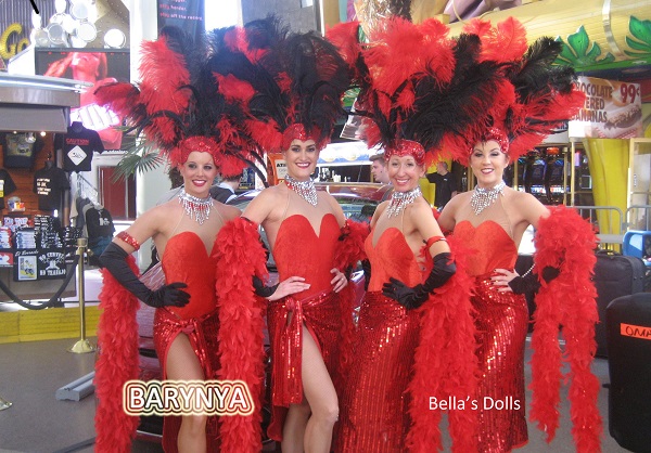 LA Bella's Showgirls LA Can-Can dancers