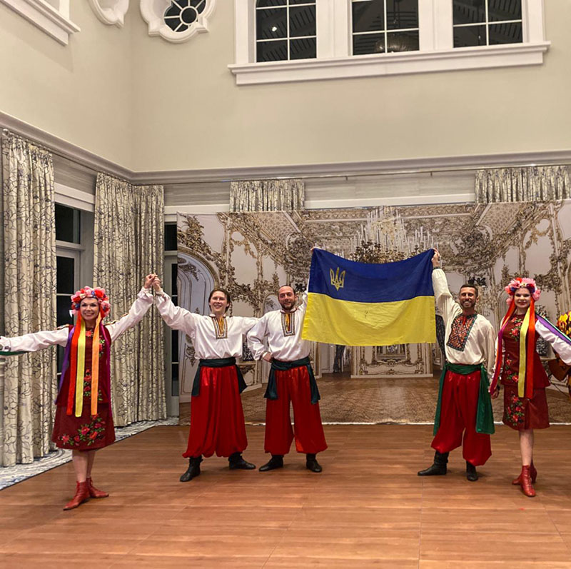 Ukrainian dancers, musicians, singers, Naples, Florida, Club at Mediterra