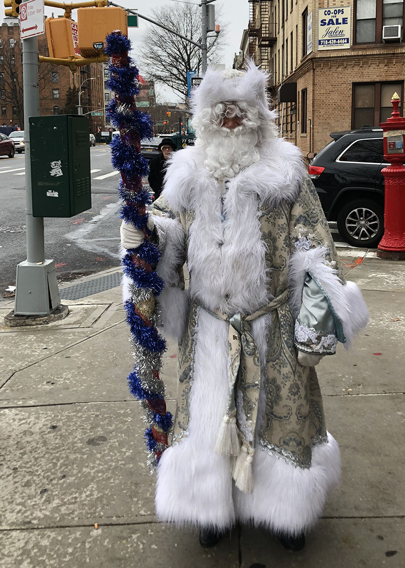 Russian New Year's Celebration, Ded Moroz, Bay Ridge, Brooklyn, New York, Дед Мороз в Бруклине
