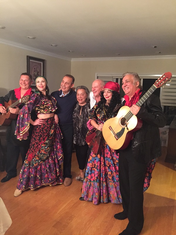 NY Gypsy singer Vasiliy with Moscow Gypsy Army group. Private party in NJ