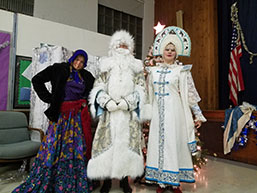 Ded Moroz, Snegurochka, Baba Yaga, Russian New Year's Celebration,  , ,  ,   , Howell, New Jersey