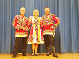 Russian Balalaika Trio, Leonid Bruk, Elina Karokhina, Mikhail Smirnov, Rodgers Forge Elementary School, 250 Dumbarton Rd, Baltimore, MD  21212, Thursday, September 28, 2017, 09-28-2017